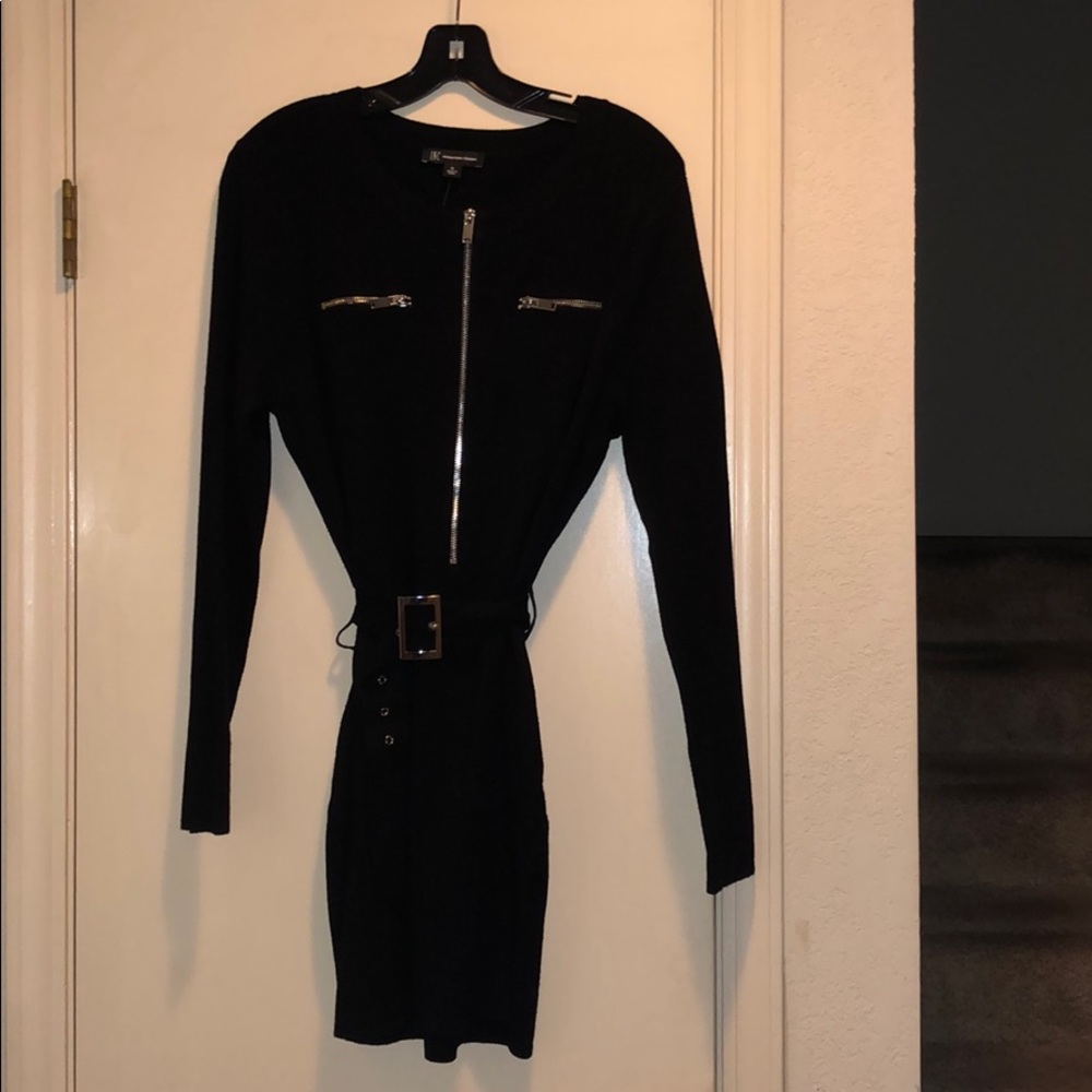 Black sweater dress INC